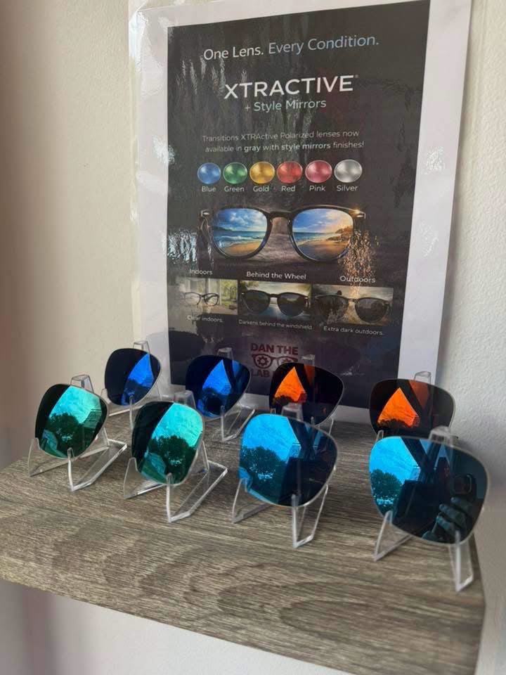 XtraActive Transitions W/Style Mirrors! No Rx No Polarization