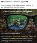 Morel Finder Lens Gradient Green/Blue