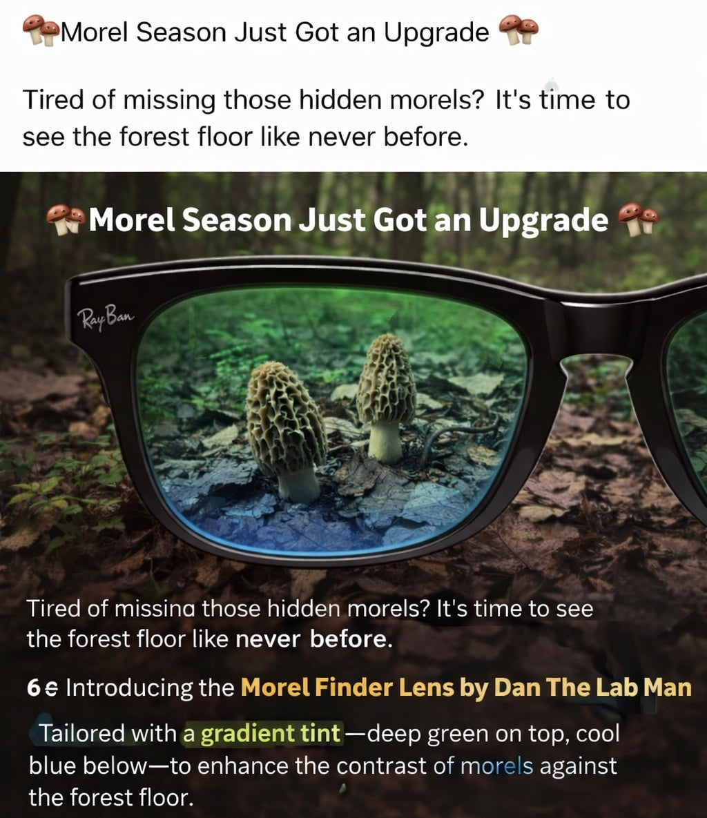 Morel Finder Lens Gradient Green/Blue