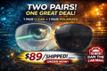 Meta 2 Pair Clear/Polarized Bundle