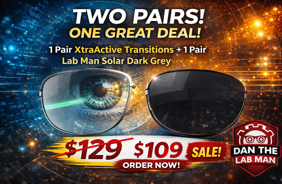 Meta 2 Pair XtraActive Grey Transitions + Dark Solar Grey