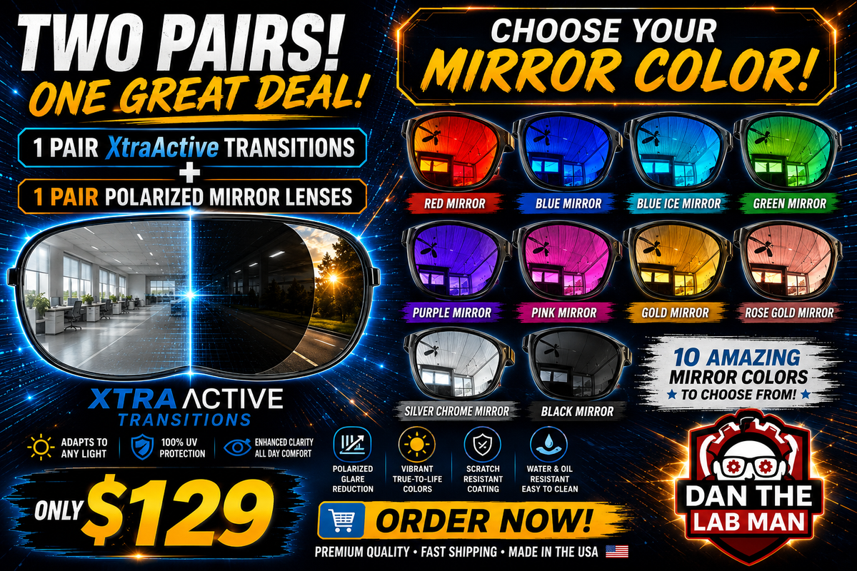 XtraActive Transitions + Polarized Mirrors!